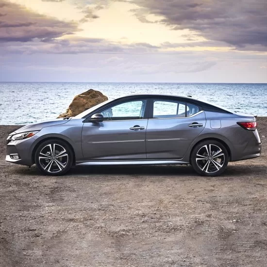Painted Molding with Chrome Insert : Nissan Sentra Painted
